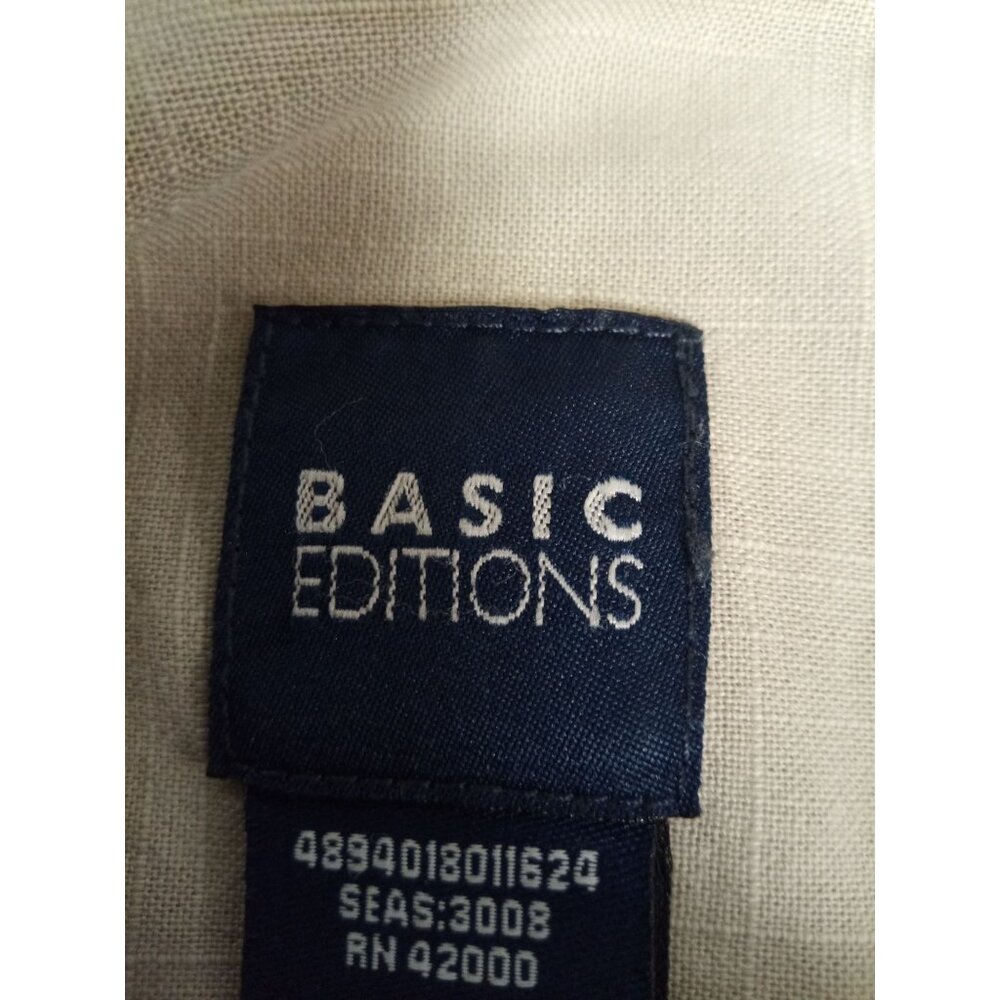 Covington Basic Editions Tan White Button Down Co… - image 13